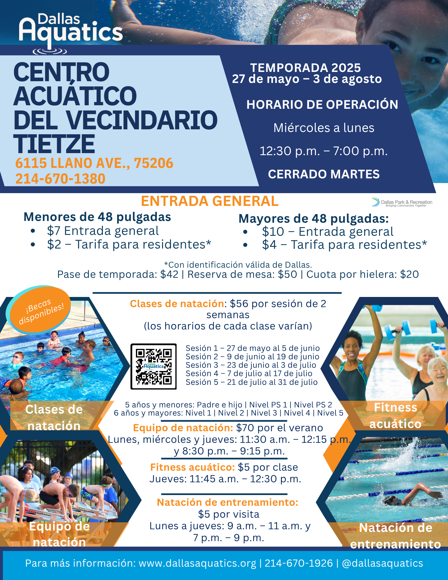 25-Tietze Aquatic Center Spanish